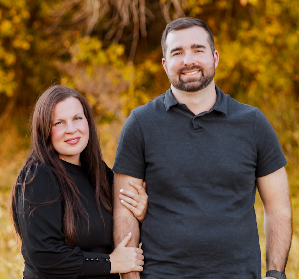 Gabriel Heaton and his wife