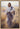 Gabriel Heaton painting of Jesus Christ in white robes carrying a white lamb through a golden wheat field