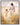 Gabriel Heaton painting of Jesus Christ in white robes walking hand in hand with a young girl through a golden wheat field