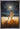 Gabriel Heaton painting of Jesus Christ and a small child walking through a wheat field under a vast starry night sky with a full moon