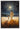 Gabriel Heaton painting of Jesus Christ and a small child walking through a wheat field under a vast starry night sky with a full moon