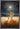 Gabriel Heaton painting of Jesus Christ and a small child walking through a wheat field under a vast starry night sky with a full moon