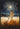Gabriel Heaton painting of Jesus Christ and a small child walking through a wheat field under a vast starry night sky with a full moon