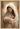 Gabriel Heaton painting of the Virgin Mary in white robes with a soft halo tenderly holding the newborn baby Jesus swaddled in white cloth