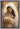 Gabriel Heaton painting of the Virgin Mary in white robes with a soft halo tenderly holding the newborn baby Jesus swaddled in white cloth