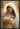 Gabriel Heaton painting of the Virgin Mary in white robes with a soft halo tenderly holding the newborn baby Jesus swaddled in white cloth