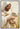 Gabriel Heaton painting of Jesus Christ in white robes tenderly holding a small white lamb close to his chest with a gentle loving expression