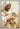 Gabriel Heaton painting of Jesus Christ in white robes tenderly holding a small white lamb close to his chest with a gentle loving expression