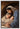 Gabriel Heaton painting of Joseph and Mary cradling the newborn baby Jesus in a warm, intimate nativity scene