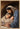 Gabriel Heaton painting of Joseph and Mary cradling the newborn baby Jesus in a warm, intimate nativity scene