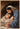 Gabriel Heaton painting of Joseph and Mary cradling the newborn baby Jesus in a warm, intimate nativity scene