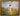 Gabriel Heaton painting of Jesus Christ in white robes walking through a vibrant wildflower meadow with pink and yellow blooms under a blue sky