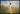 Gabriel Heaton painting of Jesus Christ in white robes walking through a vibrant wildflower meadow with pink and yellow blooms under a blue sky