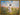 Gabriel Heaton painting of Jesus Christ in white robes walking through a vibrant wildflower meadow with pink and yellow blooms under a blue sky