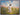 Gabriel Heaton painting of Jesus Christ in white robes walking through a vibrant wildflower meadow with pink and yellow blooms under a blue sky
