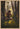 Gabriel Heaton painting of Moroni kneeling in prayer in a forest with his sword planted in the ground and rays of light filtering through the trees