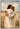 Gabriel Heaton painting of Jesus Christ embracing a young woman in white robes in a golden wheat field