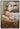 Gabriel Heaton painting of the baby Jesus sleeping in a golden straw manger with a white lamb resting beside him in soft warm light