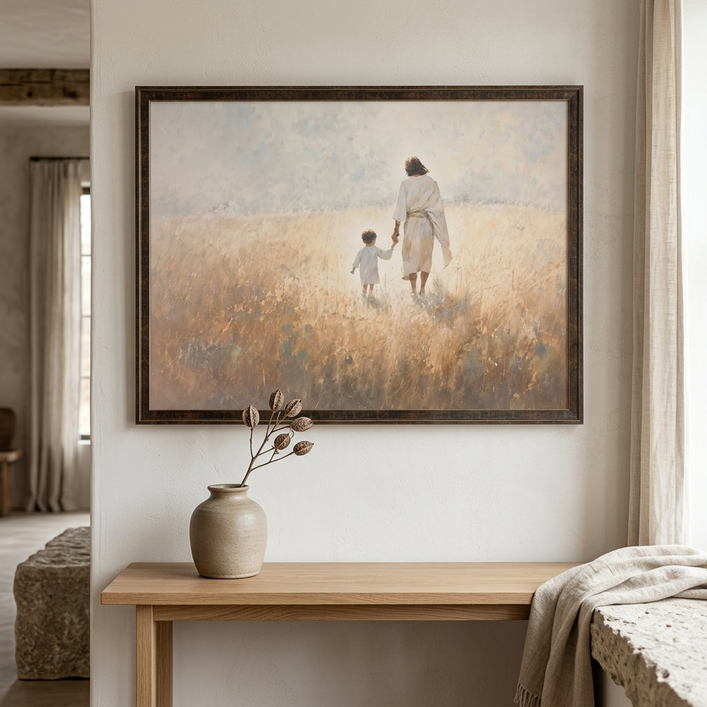 Walk Beside Me | Slimwoods Framed Canvas