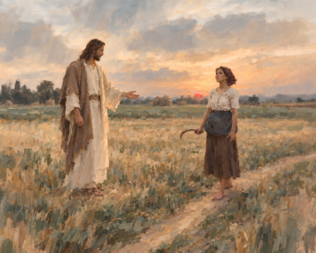All Ye That Labor, full-bleed 10 × 8 landscape archival print artwork