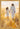 Gabriel Heaton painting of Jesus Christ in white robes walking through a golden wheat field with two young girls following closely behind him