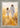 Gabriel Heaton painting of Jesus Christ in white robes walking through a golden wheat field with two young girls following closely behind him