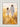 Gabriel Heaton painting of Jesus Christ in white robes walking through a golden wheat field with two young girls following closely behind him